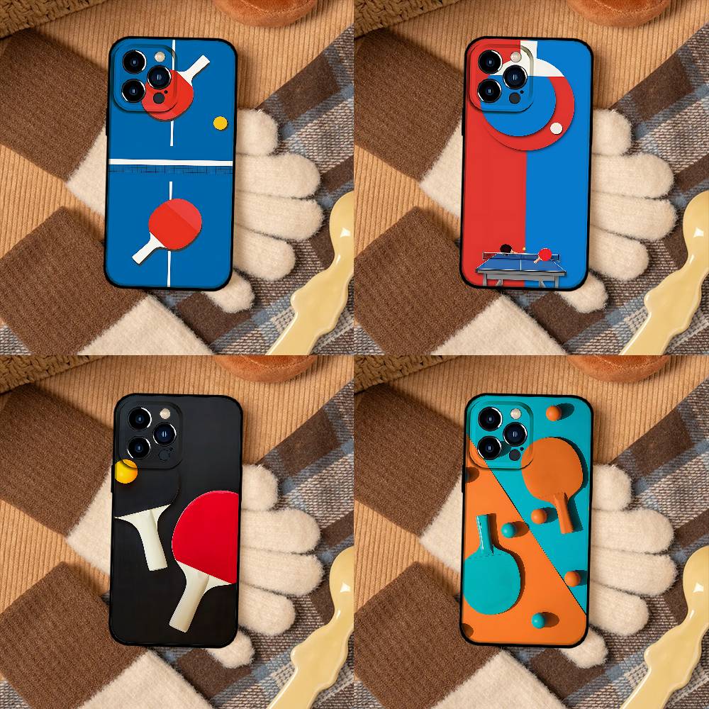 Table Tennis Quotes - Masa Tenisi Raketi Desenli Telefon Kılıfı,