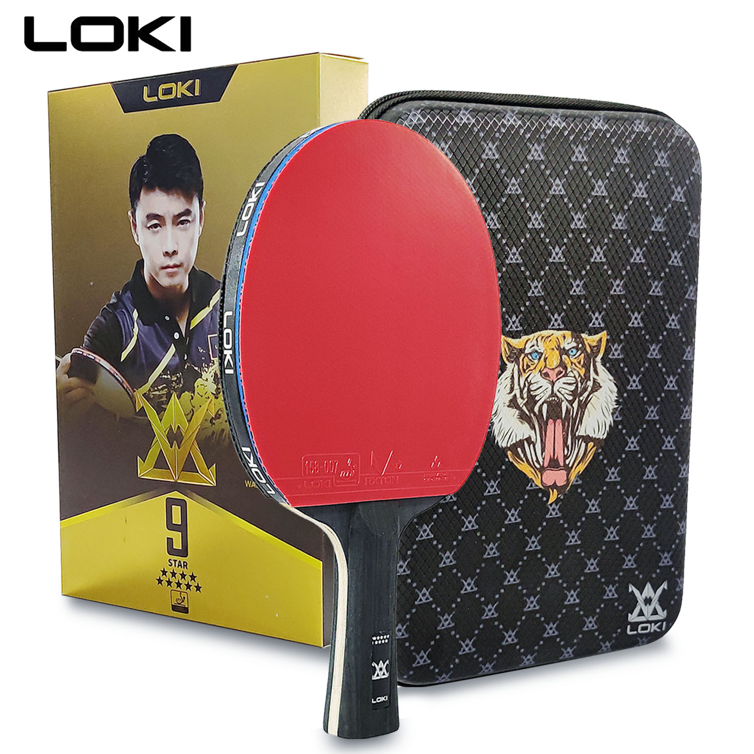 Table Tennis Zone - LOKI 9 Yıldızlı Masa Tenisi Raketi