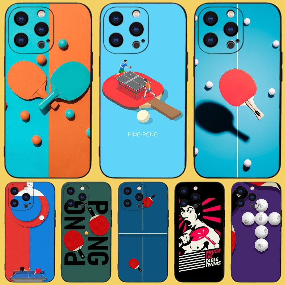 Table Tennis Quotes - Masa Tenisi Raketi Ping Pong Telefon