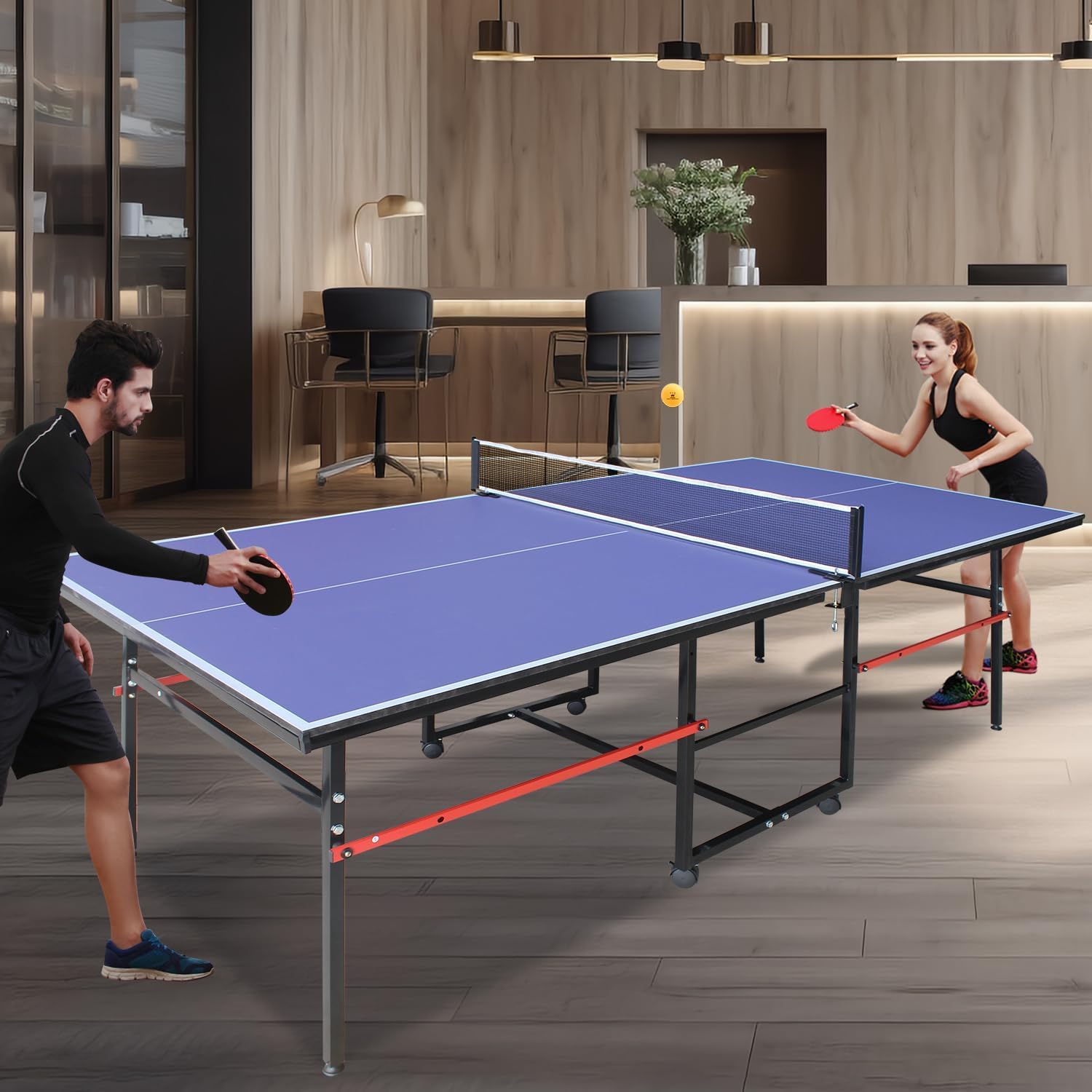 8 ft Taşınabilir Ping Pong Mas - Table Tennis Tournament incelemesi ve fiyatı