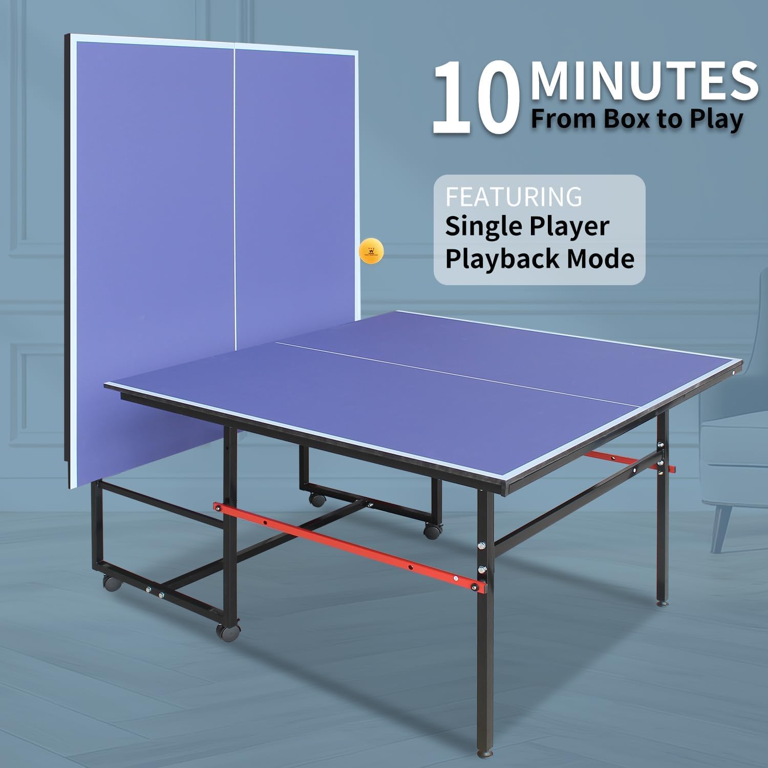 8 ft Taşınabilir Ping Pong Mas - Table Tennis Tournament incelemesi ve fiyatı