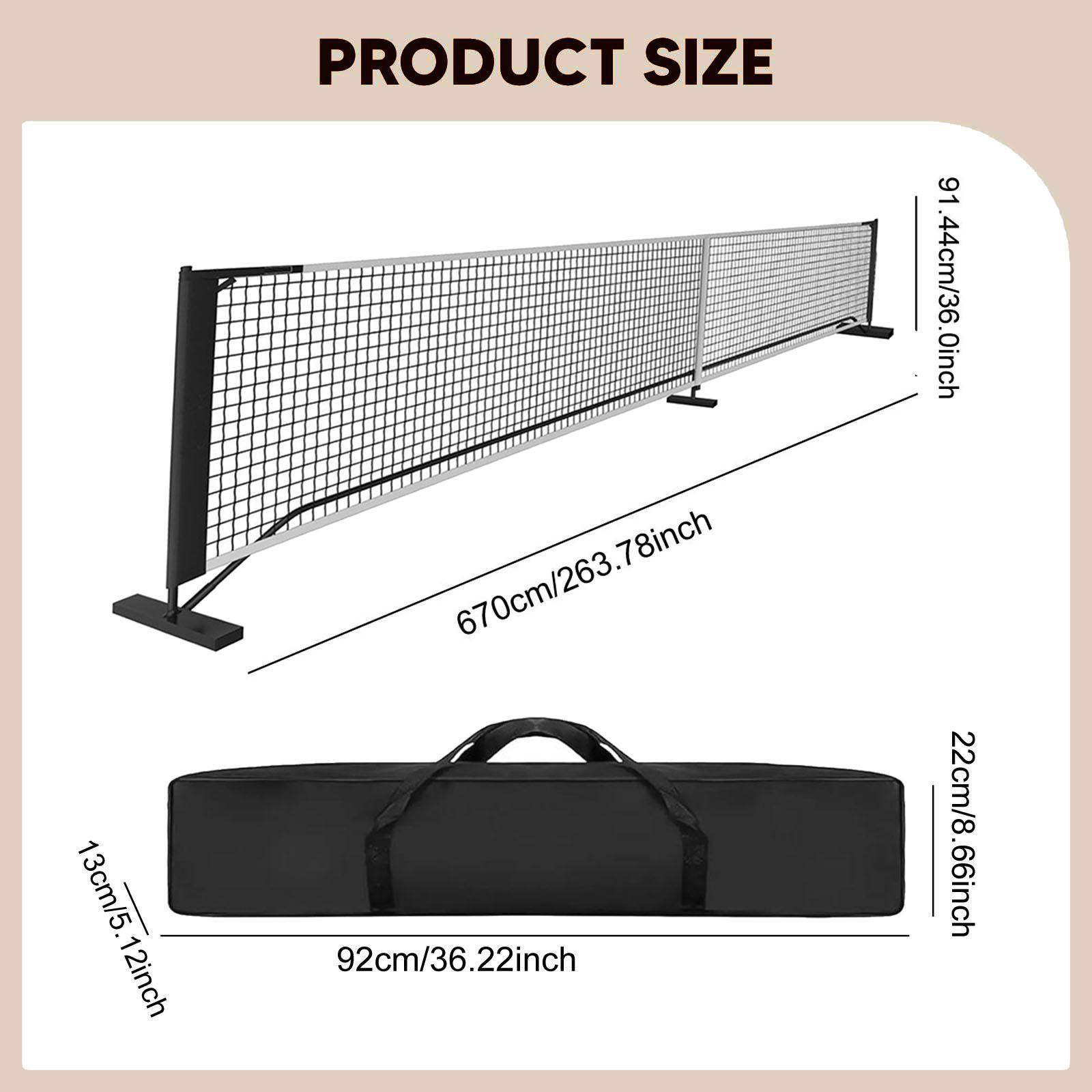 Taşınabilir Pickleball Net Set - Table Tennis Zone incelemesi ve fiyatı