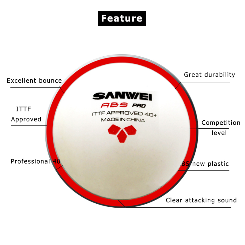 SANWEI ABS PRO 3-Star 40 + mas - Table Tennis Tournament incelemesi ve fiyatı