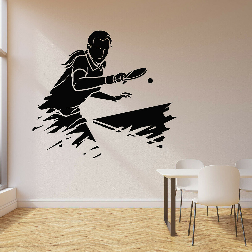 Ping Pong spor duvar Sticker e - Table Tennis Live incelemesi ve fiyatı
