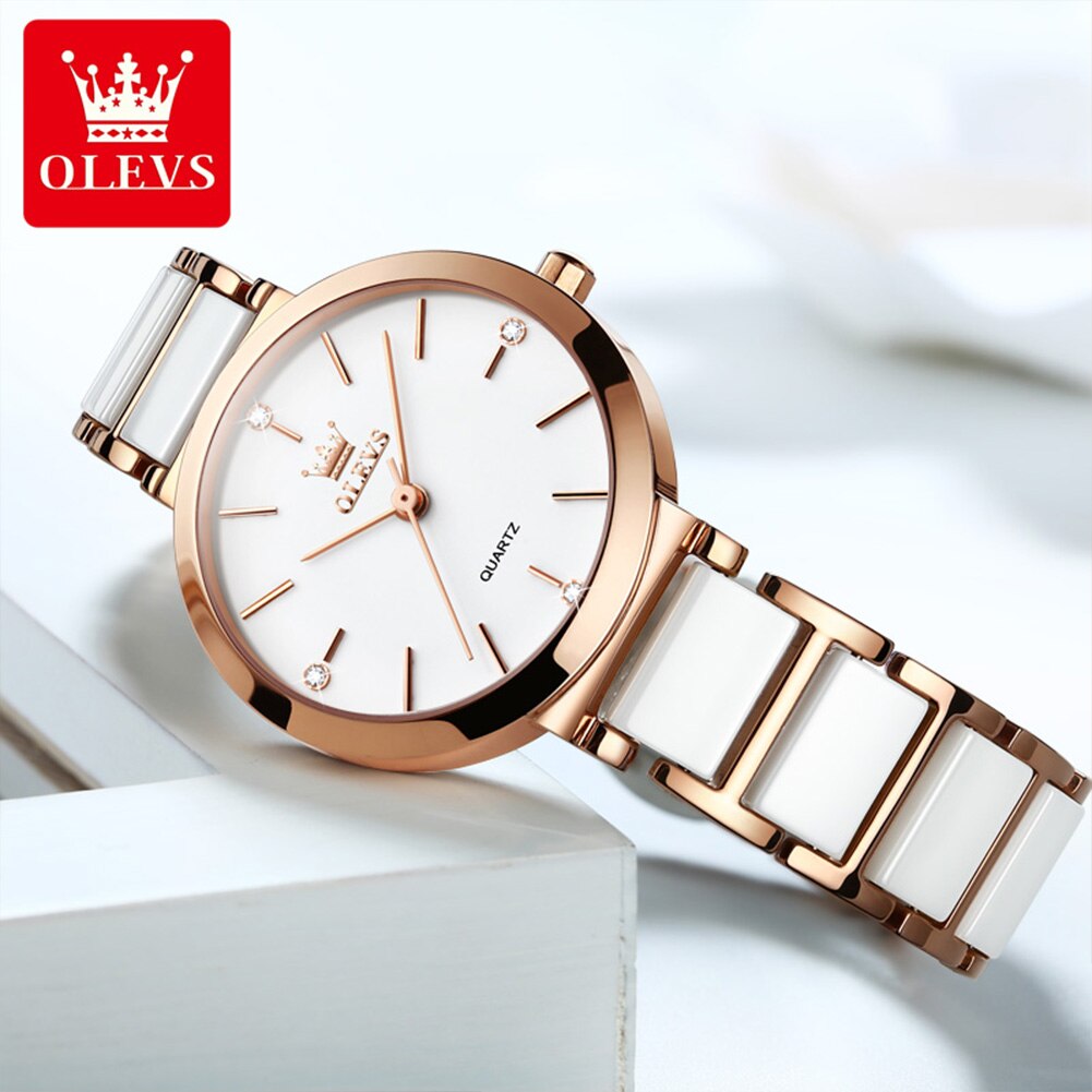 OLEVS moda kadın saatler Relog - Edge Tape Roll incelemesi ve fiyatı