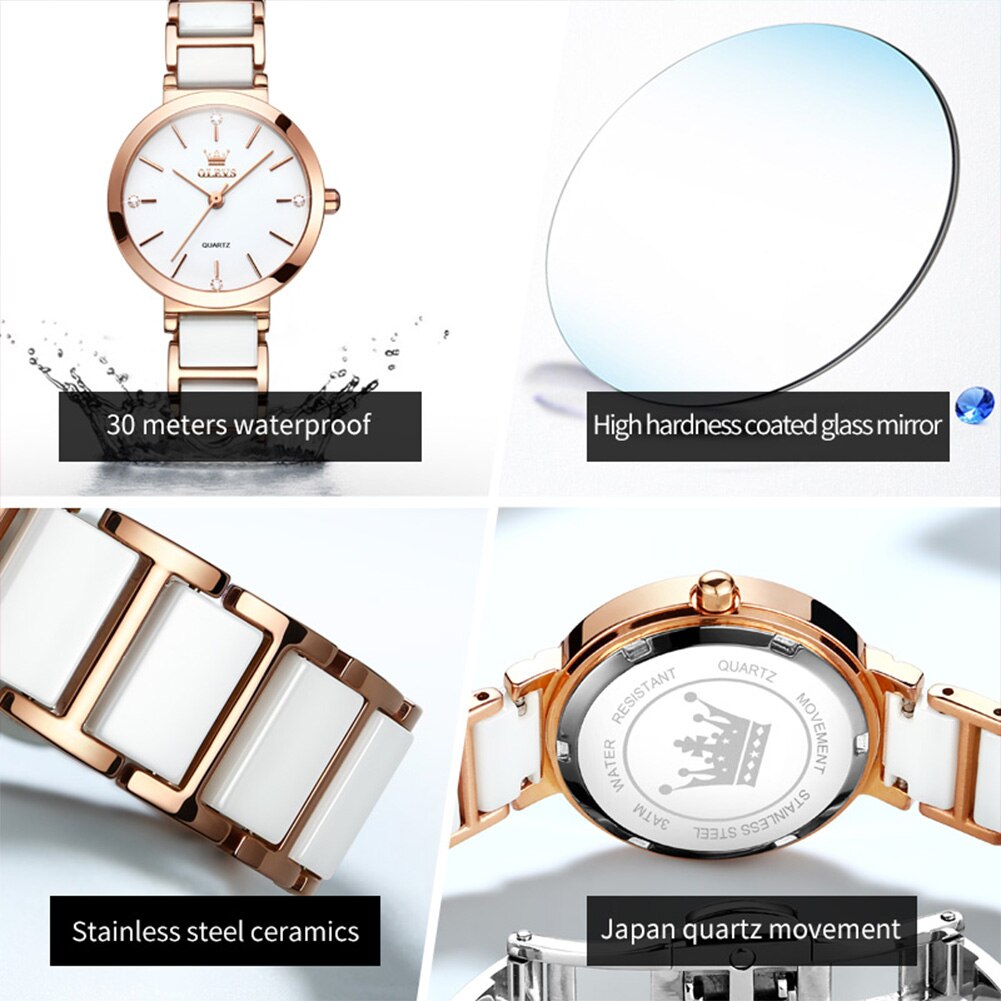 OLEVS moda kadın saatler Relog - Edge Tape Roll incelemesi ve fiyatı